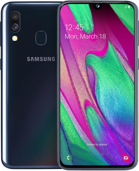 Samsung Galaxy A40 64GB Dual-SIM Schwarz EU [14,92cm (5.9