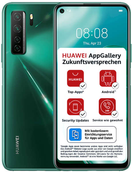 LTE Smartphone Software & Bewertungen Huawei P40 lite 5G Crush Green