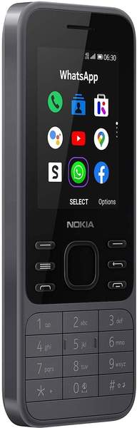 LTE Smartphone Kamera & Bewertungen Nokia 6300 4G Light Charcoal