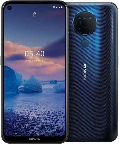 Kamera & Bewertungen Nokia 5.4 64GB Polar Night