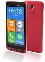 Senioren Smartphone Extragro&szlig;e Darstellung H&ouml;rger&auml;tekompatibel Notruftaste Olympia