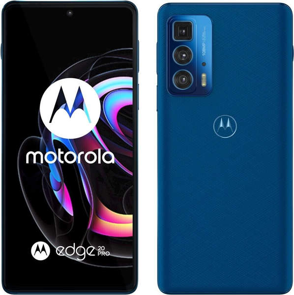 Technische Daten & Design Motorola Edge 20 Pro Blue Vegan Leather