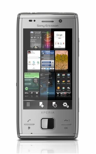 Sony Ericsson Xperia X2 silber