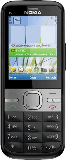 Nokia C5-00 (3,2MP) Schwarz