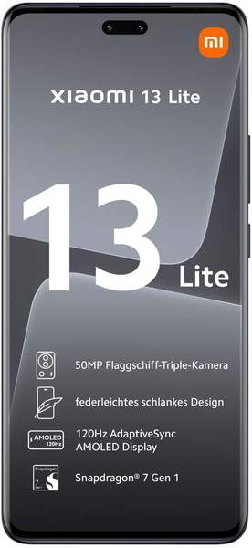 Xiaomi 13 Lite 128GB Black