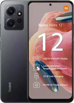 Xiaomi Redmi Note 12 4G 128GB Onyx Gray