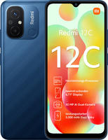 Xiaomi MZB0DKAEU, Xiaomi Redmi 12C (64 GB, Ocean Blue, 6.71", Dual SIM, 4G)