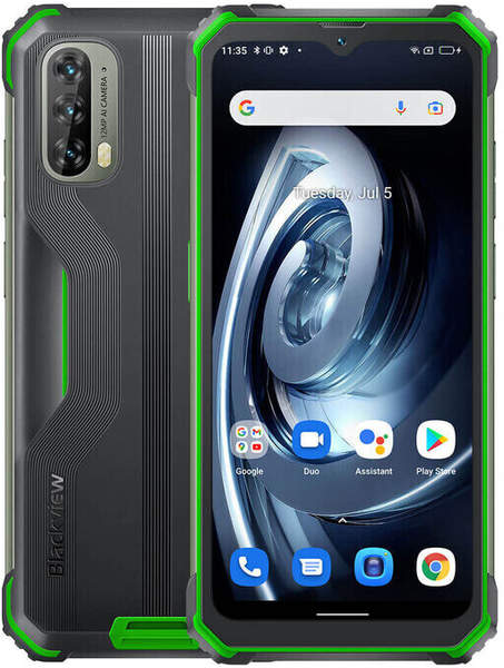 Android Handy Energie & Ausstattung Blackview BV7100 Grün