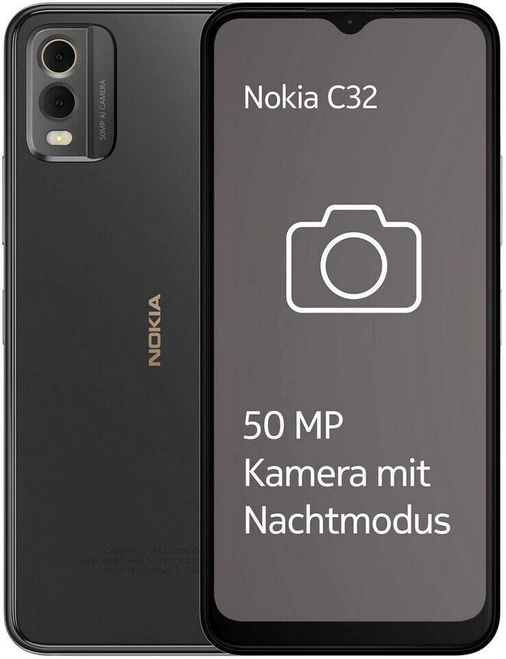 Nokia C32 64GB Charcoal Test - ab 119,00 €