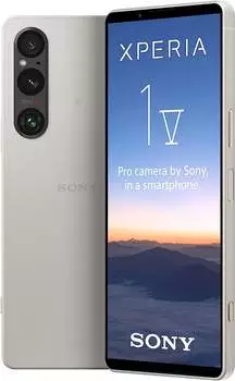 Sony Xperia 1 V Platinsilber