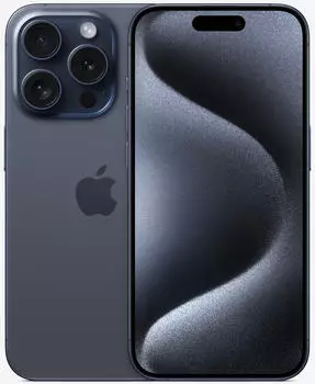 Apple iPhone 15 Pro 1TB Titan Blau