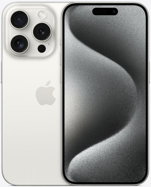 Apple iPhone 15 Pro 128GB Titan Weiß