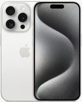 Apple iPhone 15 Pro 256GB Titan Wei&szlig;
