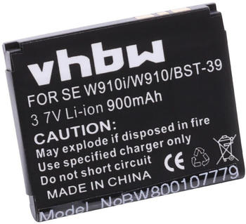 vhbw Akku passend für Sony-Ericsson W600i, W700c, W700i, W800c, W910i, Z520a