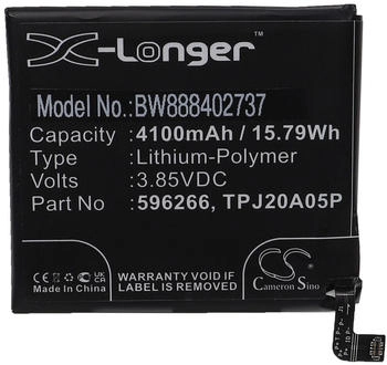 vhbw Akku kompatibel mit Caterpillar Cat S42 Handy Smartphone Telefon (4100 mAh 3,85 V Li-Polymer)