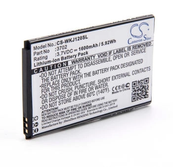 vhbw Akku kompatibel mit Wiko Jerry Handy Smartphone Telefon (1600 mAh 3,7 V Li-Ion)
