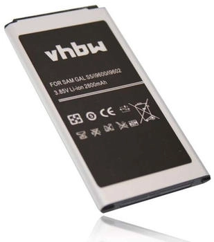 vhbw Akku kompatibel mit Samsung Galaxy SM-G900A SM-G900F SM-G9008V SM-G9009D SM-G900H Handy Smartphone Telefon (2800 mAh 3,85 V Li-Ion)