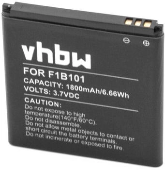 vhbw Akku Ersatz für Fairphone F1B201 F1B101 für Handy Smartphone Telefon (1800 mAh 3,7 V Li-Ion)
