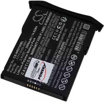 Powery Akku kompatibel mit NCR Orderman 3,8V 3900mAh Li-Polymer (7777-0105-8801)