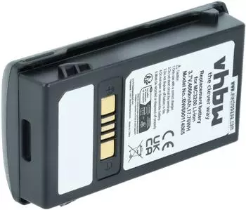 vhbw Ersatz-Akku f&uuml;r Barcode-Scanner 4800mAh 3,7V Li-Ion (BTRY-MC32-52MA-10)