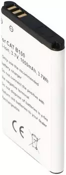 AccuCell Ersatzakku für CAT B100, Li-Ion, 3,7V, 1000mAh (EG-13316)