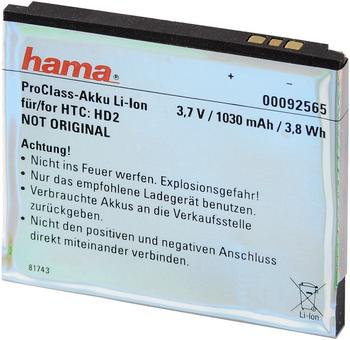 Hama ProClass-Akku (HTC HD2)