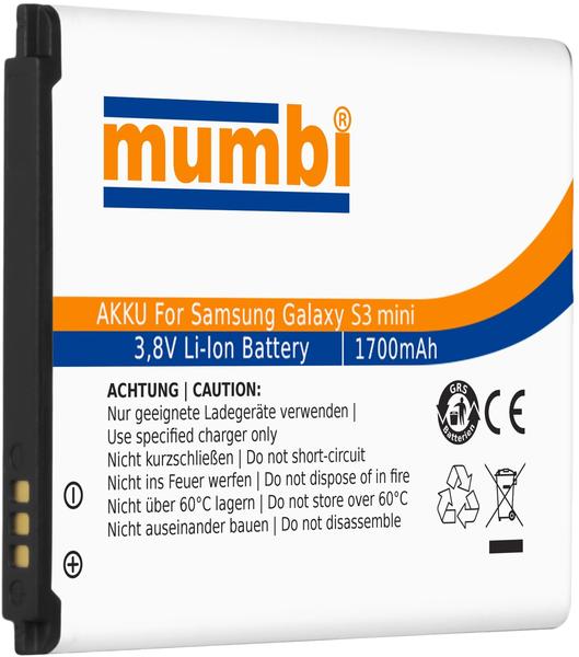Mumbi Ersatz Akku Galaxy Ace 2 / Galaxy S3 Mini