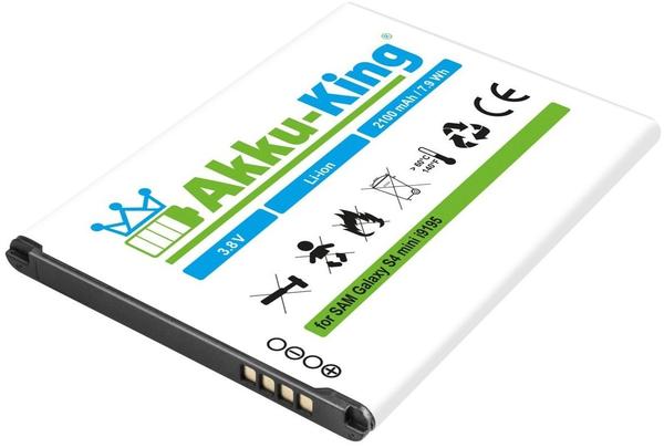 Akku-King Ersatzakku Galaxy S4 Mini 2100 mAh (ohne NFC)