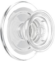 PopGrip f&uuml;r MagSafe rund - ausziehbarer Handy-Griff Handyhalter - Clear