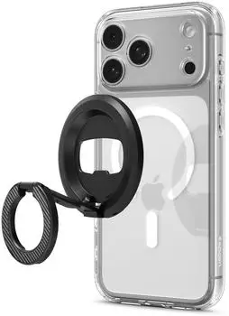 Spigen O-Mag Magnetic Phone Holder with Adjustable Stand Black
