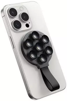 Joyroom Handy-Halterung Magnetischer Telefonhalter mit Saugn&auml;pfen und integrierten Silikonband