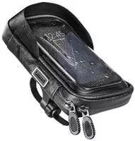 Hama 00201969, Hama Handy Fahrrad-/Motorrad-Tasche, 360 Grad drehbar, wasserabweisend