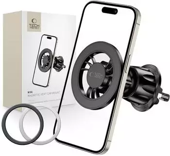 Tech-Protect N56 Car Magnetic Phone Holder with MagSafe for Air Vent - Black
