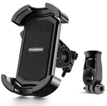 Rockbros 25210032001 Bike Phone Holder for Handlebars - Black