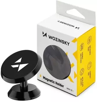 Wozinsky Magnetic Car Mount for Dashboard 360 Self-Adhesive Black (WMH-05)