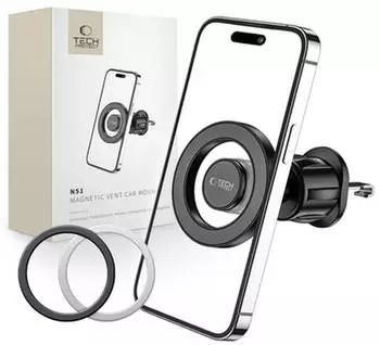 Tech-Protect N51 Car Phone Holder with MagSafe Air Vent - Black