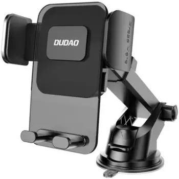 DUDAO F8Max+ car holder for dashboard or windshield - black