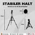 TronicXL Smartphone Stativ mit MagSafe-Halterung, Tisch/Studio, 70cm (TR-TPOD3000BZ-Smartphone.MS)
