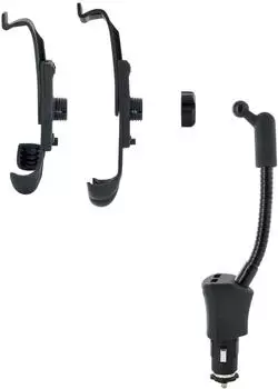 Schwaiger Smartphone-Halterung KFZ Schwanenhals, universal, schwarz (LHSP200513)