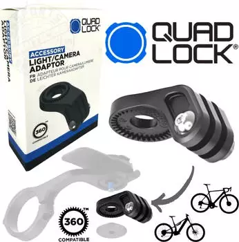 Quad Lock Light Camera Adaptor Frontmontage