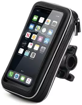 Wozinsky Smartphone-Halterung für Fahrrad, Motorrad & E-Scooter, schwarz (WBHBK7)