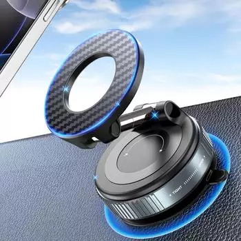 LuxusKollektion Magnetische Handyhalterung Auto, Nano-Gel-Saugnapf, 360° drehbar
