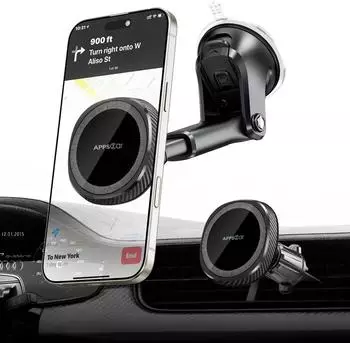 LuxusKollektion 3-in-1 Handyhalterung Auto MagSafe, 360° drehbar, magnetisch