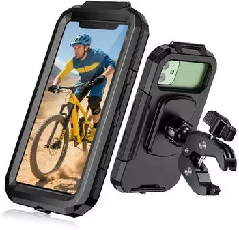 LuxusKollektion Smartphone-Halterung Fahrrad/Motorrad 5,5-6,8 Zoll wasserdicht 360° drehbar
