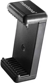 Mantona SmartStand Smartphone-Halterung mit 2x 1/4"-Stativadapter, bis 8,5cm