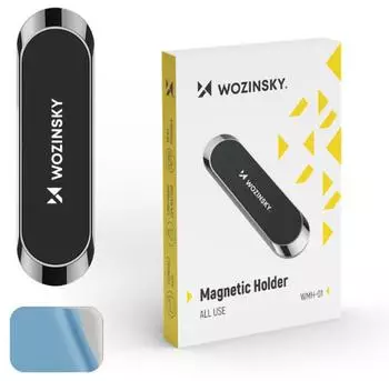 Wozinsky Magnetische Kfz-Armaturenbrett-Halterung, schwarz (WMH-01)