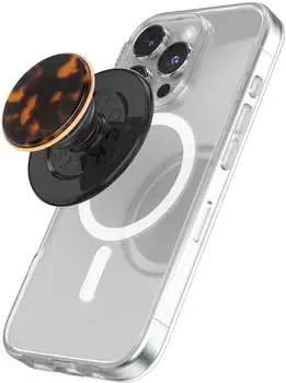 PopSockets PopGrip magnetisch, Stand- und Selfiefunktion, braun