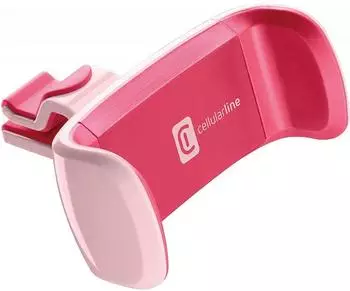 Cellular Line Car Holder Style Color Smartphone-KFZ-Halter L&uuml;ftungslamellen, rosa