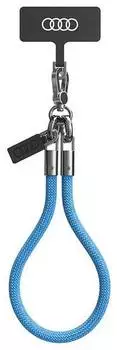 Audi Universal Schl&uuml;sselband 28cm x 8mm, Nylon, blau (AU-HSL8-R8/D1-BE)