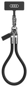 Audi Universal Handy-Lanyard 28cm x 8mm, schwarz (AU-HSL8-R8/D1-BK)